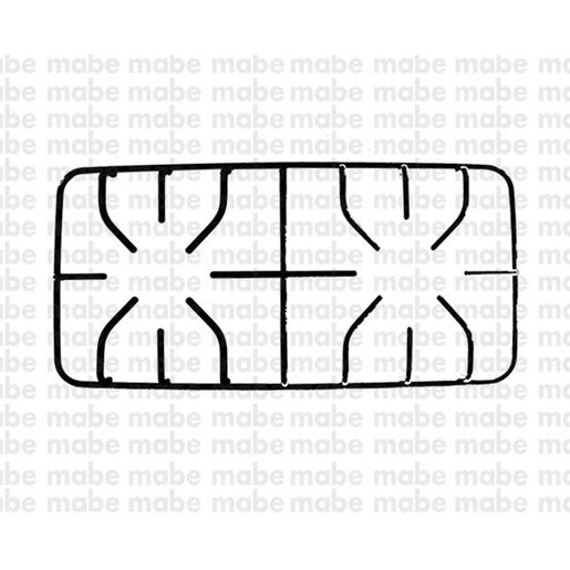 Parrilla Superior Color Negrio - WS01L05419